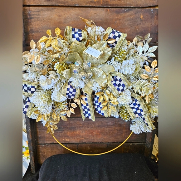 Mackenzie Childs Glam Up Hoop Wreath - Picture 7 of 10